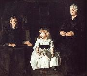 George Wesley Bellows Jan  Ailino and Anna painting